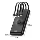 Carregador Portátil Sem Fio Indução Power Bank 10000mah