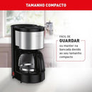 Cafeteira Elétrica Arno Perfectta Inox 600ml Jarra de Vidro 127V