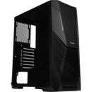 Gabinete Gamer Fortrek Mid Tower Black Hawk RGB Preto