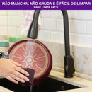 Panela Rochedo Facilita Vermelho 18cm - CXM / 4