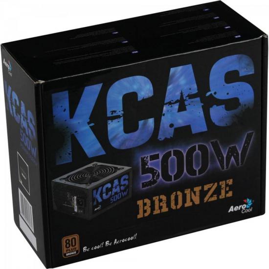 Fonte Gamer ATX Aerocool KCAS 500W 80 Plus Full Range APFC