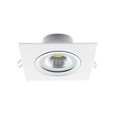Luminária Spot Luz Led Quadrada Luz Fria Iluminação 3w