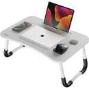 Mesa para Notebook Portátil Fortrek Lapdesk com Gaveta Embutida Branco