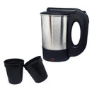 Chaleira Eletrica Portatil 12v Carro Cha Cafe Inox 500 Ml