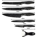Conjunto Facas Descascador 6 Peças Utensílios Cozinha