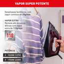 Ferro a Vapor Ultragliss com Base Durilium Airglide 1520W Vinho 220V