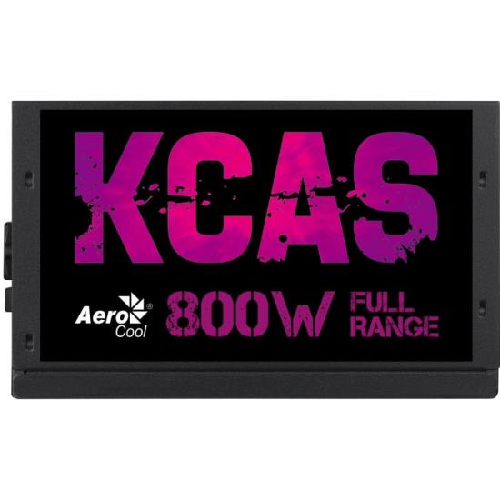 Fonte Gamer ATX Aerocool KCAS 800W 80 Plus Full Range APFC