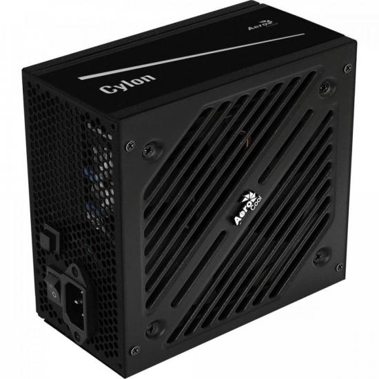 Fonte Gamer ATX Aerocool Cylon 600W 80 Plus Bronze Full Range APFC