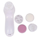 Massageador Facial 5 Em 1 Limpeza Pele Esfoliante Cor:rosa