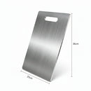 Tábua De Corte Aço Inox Carne Legumes Utensílio Multiuso