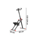 Máquina Elíptico Simulador Escada Subida Academia Exercício
