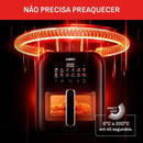 Fritadeira Air Fryer Arno Easy Fry Turbo 6L Preta AFI6 127V