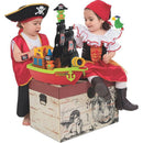 Brinquedo Educativo Barco Aventura Pirata 43cm