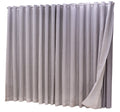Cortina Microfibra Com Linho 2,80x1,80 Para Varão Duplo