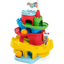 Brinquedo Educativo Monta Castelo Com Blocos - 10 Peças E Tobogã