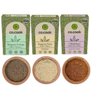 Cocook Kit 3 Temperos Funcionais 100% Natural Carne Chimichurri Frango Peixe 225g - UN / 3