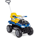 Veículo Para Bebê Cross Up Azul 2 Em 1 Com Som - Suporta Até 30kg