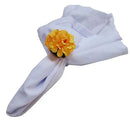 Kit 4 Porta Guardanapo Mimosa Flor Crisântemo - UN / 4