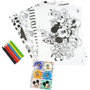 Brinquedo Para Colorir Kit Pintura Mickey 26 Cm X 19 Cm 20 Peças