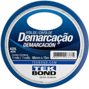 Fita Para Demarcação De Solo Pvc Azul 48mmx15m