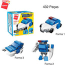 Brinquedo Para Montar Set Construção/polícia 3 Em 1 Sortido (display Com 10)