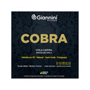 Encordoamento Viola Giannini Cobre Prateado Media Gesvm