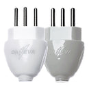 PLUGUE DESMONTÁVEL DANEVA DN1594 2P+T 10A BRANCA  - PC / 12