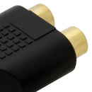 Adaptador Rca Para 2 Rca Gold Storm 5 Un