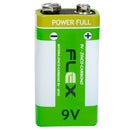 Bateria 9v Zinco Caixa Com 50 Unidades Flex