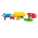 Brinquedo Educativo Monta Castelo Com Blocos - 10 Peças E Tobogã