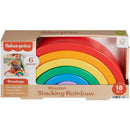 Fisher-price Arco-íris De Madeira Empilhável 6 Peças