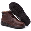 Coturno Casual Conforto Couro Marrom - RT8003FLOCFE