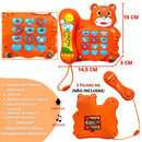 Telefone Musical Infantil Animal Tigre Brinquedo Educativo