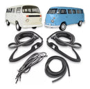 Jogo De Borrachas De Portas Completo Kombi 1976 A 1996