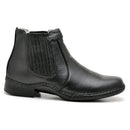 Botina Casual Conforto Couro Preto - RT1601FLOPTO