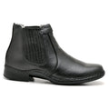 Botina Casual Conforto Couro Preto - RT1601FLOPTO