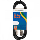 Cabo para Microfone HAYONIK Linha BRASIL XLR(F) X XLR(M) 5m Preto