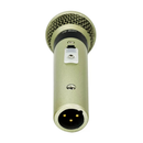 Microfone Cardioide Leson Sm-58 P4 Ouro Com Suporte E Cabo 5 Metros