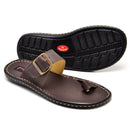 Chinelo Masculino Conforto Couro - RT0803FLYCFE