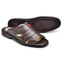 Chinelo Masculino Conforto Couro Marrom - RT2600FLYCFE