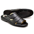 Chinelo Masculino Conforto Couro Preto - RT2600FLYPTO