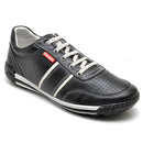 Sapatênis Casual Conforto Couro Preto - RT3004FLOPTO