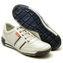 Sapatênis Casual Conforto Couro Off White - RT3004FLOGEL