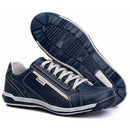 Sapatênis Casual Conforto Couro Azul - RT3006FLOAZU