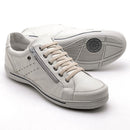 Sapatênis Casual Conforto Couro Off White - RT3009FLOGEL