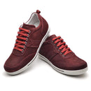 Sapatênis Casual Conforto Couro Vermelho - RT3011NBKBDO