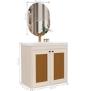 Kit Banheiro Artemis Off White Cedro