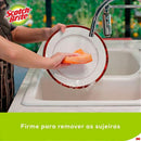 Esponja Para Limpeza Scotch-brite Não Risca Laranja