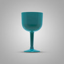 Taça Pit 500 Gin 32 Unidades 500ml Acrilico Azulado Azg