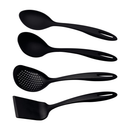 Jogo De Utensílios Tramontina Ability Em Nylon Preto 4 Peças